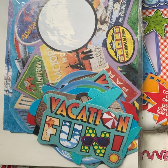 Scrapbook Kit‎ Lot Vintage Vacation Birthday Looney Tunes Holiday Sports Wedding - Picture 6 of 16